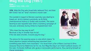 Movie Review: Wag the Dog (1997)