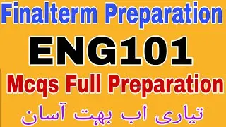 ENG101 Final mcqs preparation 2024||Eng101 Mcqs Final Preparation||Eng101 Mcqs Preparation 2024