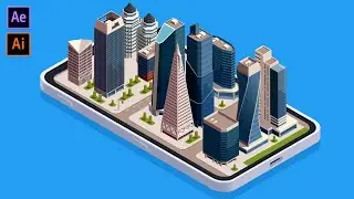 After Effects Tutorial - How to Create Isometric City Animation to Kick Start Your Explainer Video!