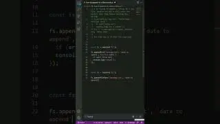 javascript - How to append to a file in Node?