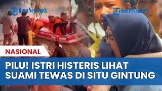 Pilu! Seorang Istri Histeris Lihat Suami Tewas di Perairan Situ Gintung