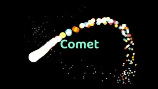 Comet Effects on Mousemove using sketch.js | Javascript Particles Background