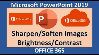 PowerPoint 2019 - Apply Picture Corrections - Microsoft Office 365