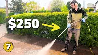 My First PAID Pressure Washing Job | Starting a Business