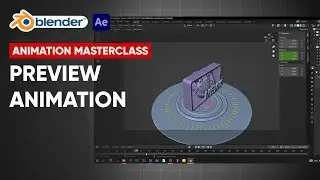 Preview animation | Blender & After effects animation masterclass tutorial (for beginners)