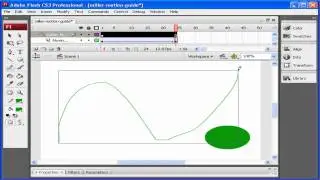 Create a motion guide in Adobe Flash