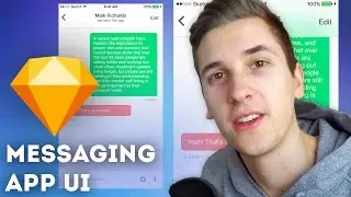 FINALLY: New Sketch Tutorials. Messaging App UI • Sketchapp Tutorial / Sketch 4 Tutorial