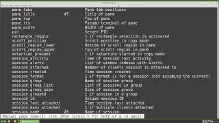 Linux Command Line (70) tmux pt4 tmux.conf pt2