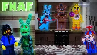 Lego FNAF stop motion Five Nights at Freddy’s with Johnny