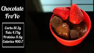 Chocolate Frozen Yogurt (FroYo) | 400 Calories | Healthy Dessert Recipe | Sweet Recipe