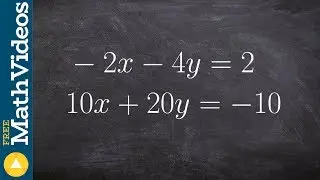 Solving a system of equations with infinite many solutions