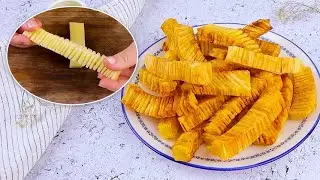 Accordion potato fries: you won't be able to do without it anymore!