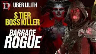 Diablo 4 | S+ Tier UBER BOSS KILLER | BARRAGE vs UBER LILITH