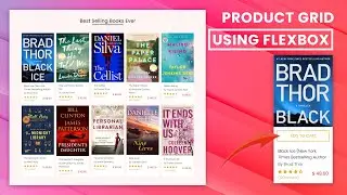 Create A Product Grid Using Flexbox | HTML & CSS