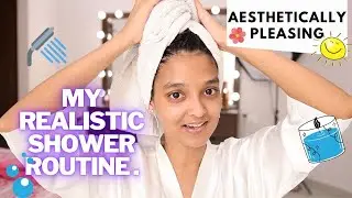 My  REALISTIC shower routine ! Skincare, haircare & bodycare