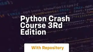 python crash course 3rd edition