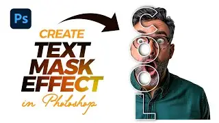 Text Mask Effect Photoshop Tutorial