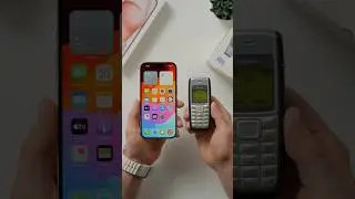 Nokia 1110 vs iPhone 15