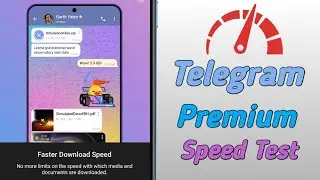 Telegram Premium Speed Test | Telegram Premium vs Telegram