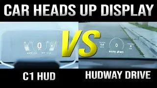 Best Car Heads Up Display? Hudway Drive Vs C1 HUD (Compared)