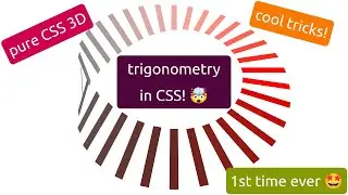 Möbius strip with CSS trigonometric functions