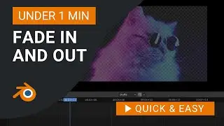 Blender Tutorial: How to Fade Video in And Out in Blender Video Editor