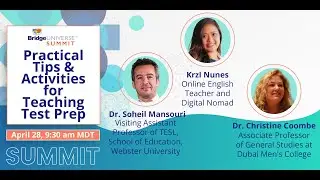 ELT/TEFL/TESOL Summit Session Sneak-Peak: Practical Tips & Activities for Teaching Test Prep