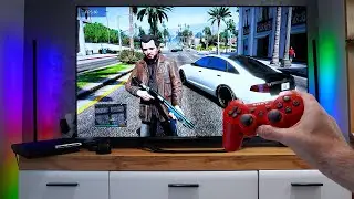 GTA 5 On PS3 Slim | Story Mode | 65" 4K ULED TV