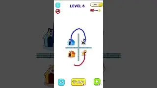 LEVEL 6 DOGE CANNOT TOUCH OTHER DOG? Doge Rush to Home: Draw Puzzle #short #doge #dogs #dog #puzzle
