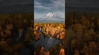 Drone view of Kamchatka🌋  #dronevideo #timelabpro #travelvlog  #colorcorrection