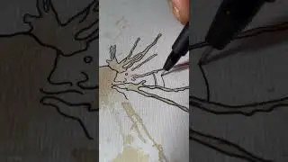 Coffee Spill Art