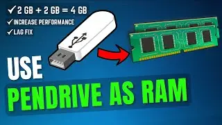 How To Use Pendrive As Ram - Double your RAM!