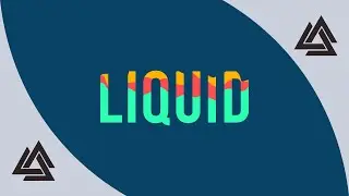 Liquid Text Animation || After Effects