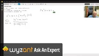 Evaluating limits by factoring