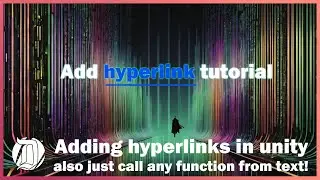 How to add hyperlinks into a block of text in Unity or just turn any section of text into clickable!