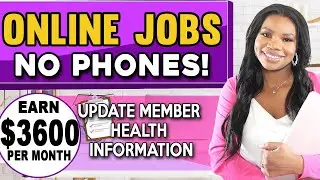 📵 High-Paying Work-From-Home Data Entry Job: Earn $3600/Month Updating Member Health Info!