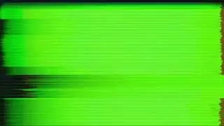 Футаж Глитчи/помехи на зелёном фоне - хромакей