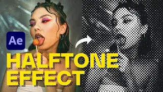 INSTANT Comic Book Look With Halftone | After Effects Tutorial