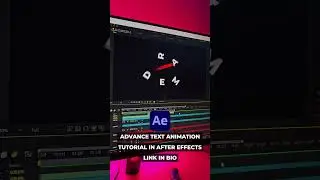 Advanced Motion Graphics Text Animation in After Effects 