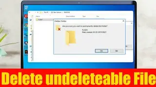 How to Delete File Could Not Find This item Folder? Undeletable Files folders ko delete kaise kare