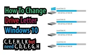 How to change drive letter windows 10