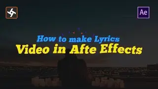 How to Make Lyrics Video in After Effects : After Effects tutorial || FREE After Effects Template ||