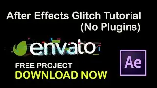 After Effects Glitch Tutorial (No Plugins)  Animation in After Effects - Easy Method