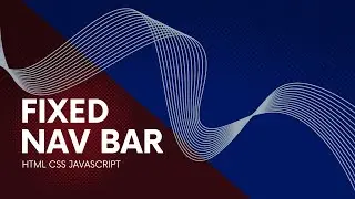 HTML & CSS - How to Create a Fixed Header/ Navigation Menu ( or Sticky Menu )