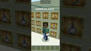GANNA KA JUICE BARRA GLASS  IN MINECRAFT #ytshorts #shortsvideo #shorts #minecraft