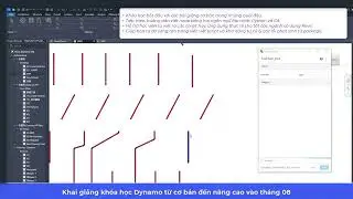Tuyển sinh "Khóa học ứng dụng CSharp, Python vào Dynamo"