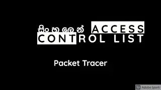 Packet Tracer Sinhala Tutorials - Standard Access Control List Using Packet Tracer