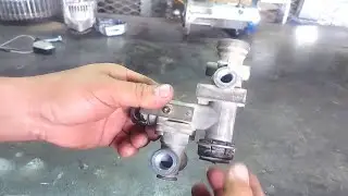 Trailer air suspension  levelling valve repair