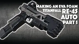 Making An EVA Foam RE 45 Auto Pistol Part 1