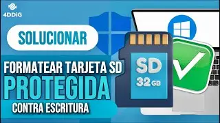 Formatear una tarjeta SD protegida contra escritura